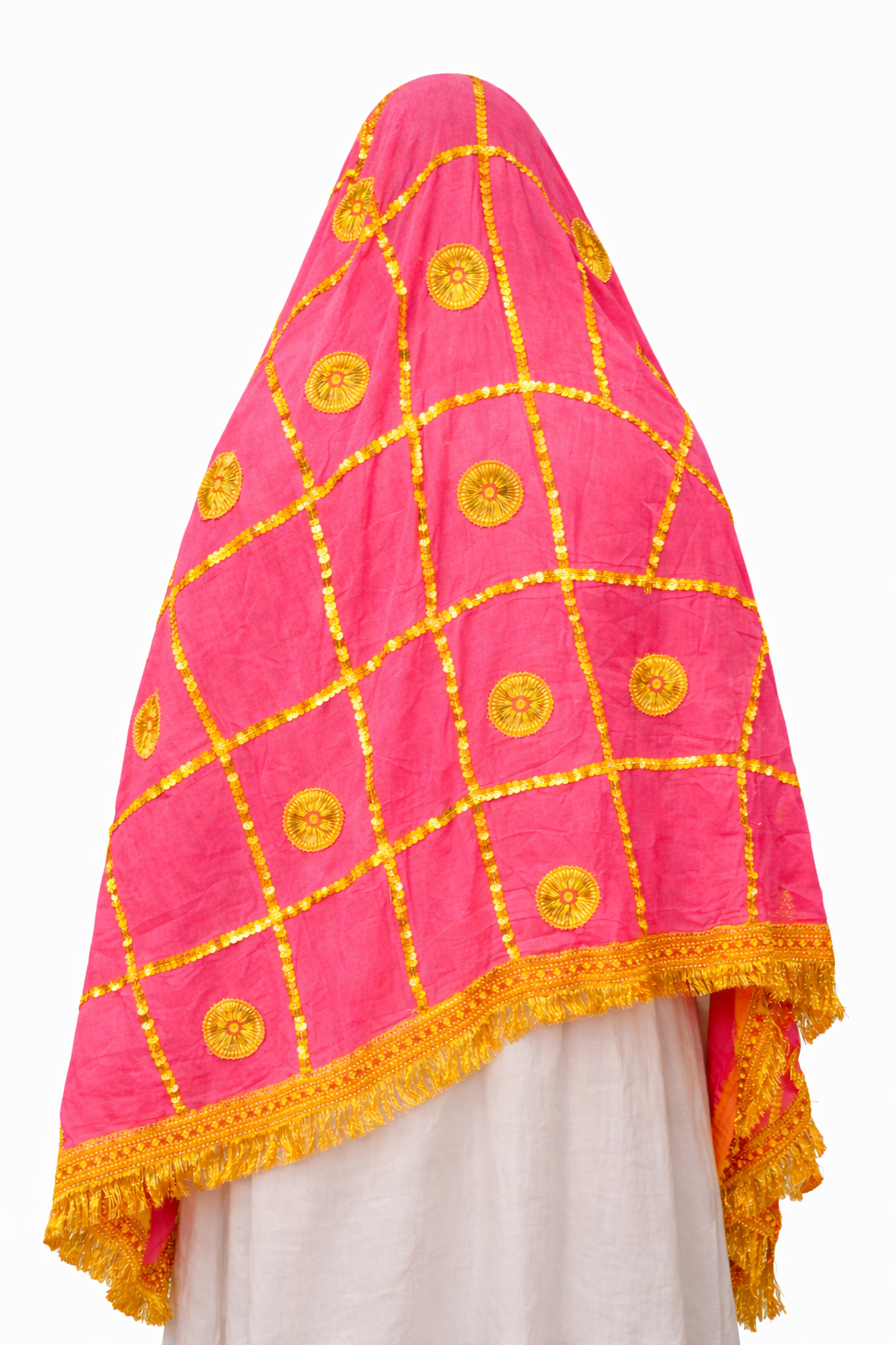 Daman Dupatta in Light Pink
