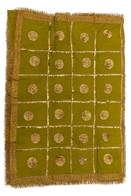 Daman Dupatta in Olive